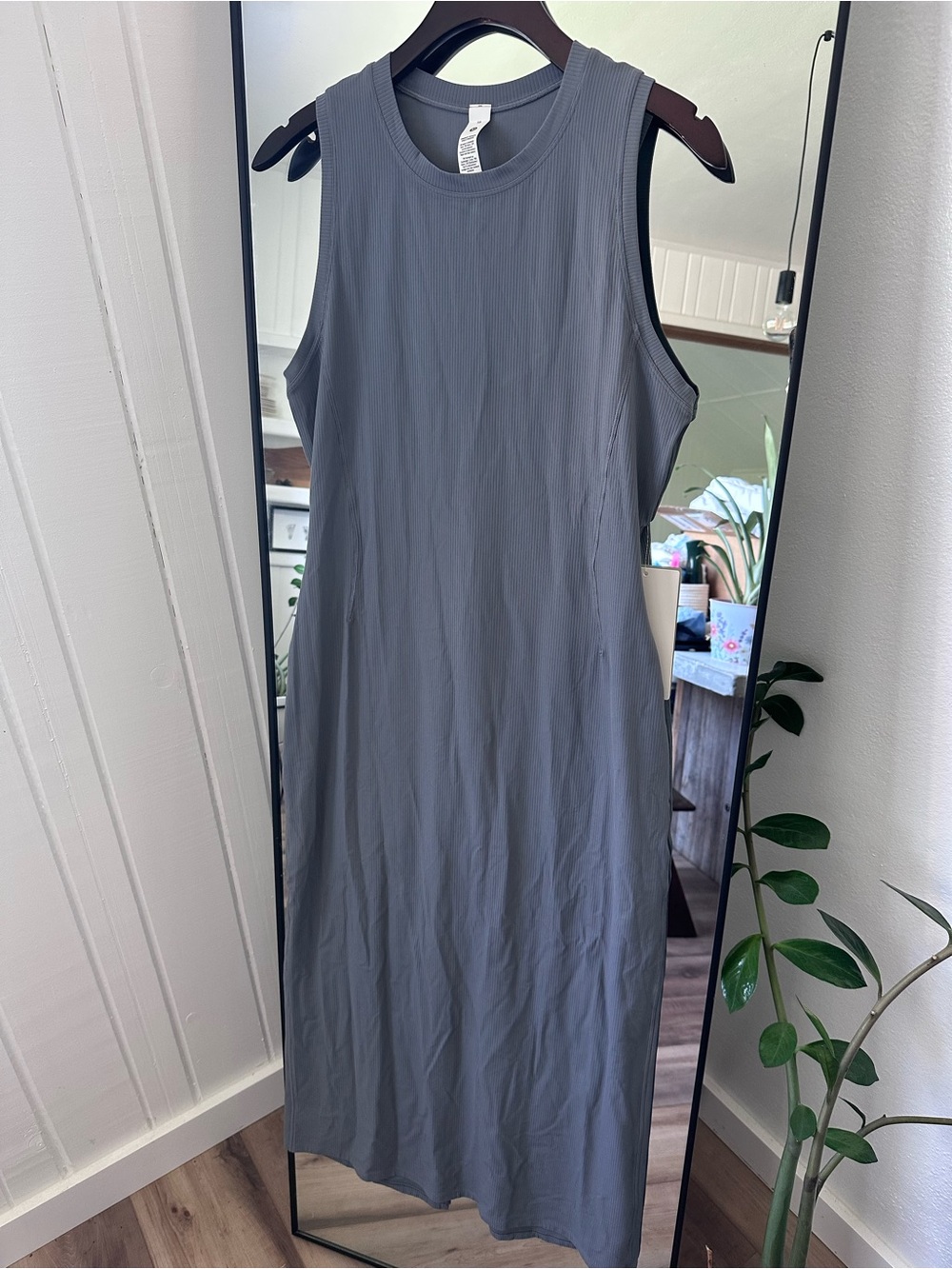 lululemon athletica Sleeveless Midi Tank Dress in Slate Gray